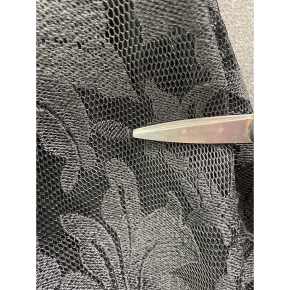 Whimsigoth Maxi Skirt Womens 6 Black Lace Fairy  Cottagecore Grunge Punk Witchy - Picture 16 of 16